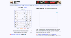 Desktop Screenshot of domo-sudoku.com